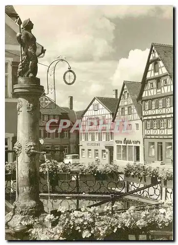 Moderne Karte Marktplatz Feutchwangen