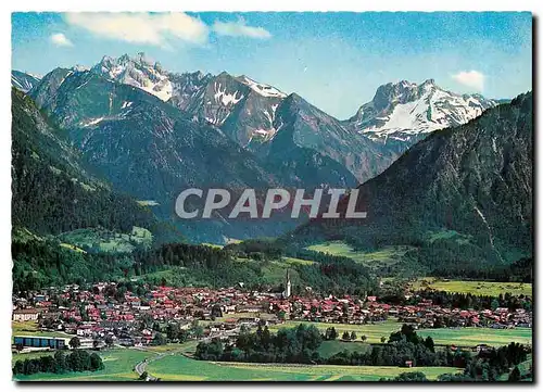 Moderne Karte Oberstdorf Allgau mit Gr Krottenkopf