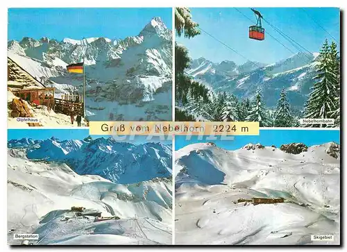 Cartes postales moderne Gruss vom Nebelhorn