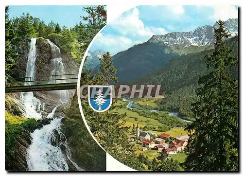 Cartes postales moderne Hinterstein Allgauer Alpen Zipfelsalper Wasserfall