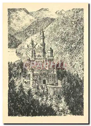 Cartes postales moderne Karl Winkel Die Bayrische heimat Schloss Neufchwanftein