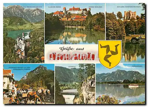 Cartes postales moderne Grusse aus Fusseh Allgau