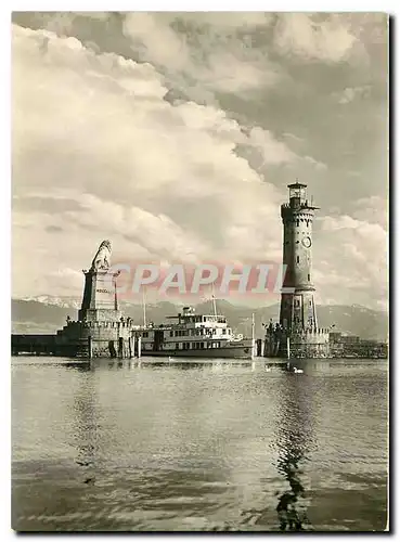 Cartes postales moderne Lindau Bodensee Hafeneinfahrt