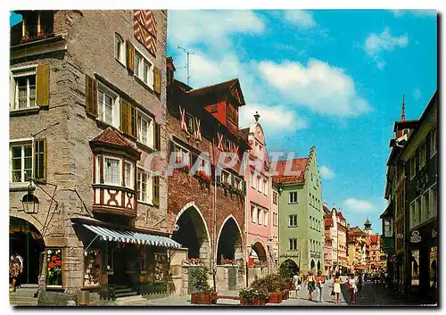 Moderne Karte Lindau am Bodensee Hauptstrasse Fussgangerzone