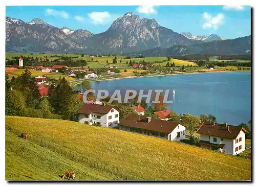 Moderne Karte Hopfen am See die Riviera des Allgau