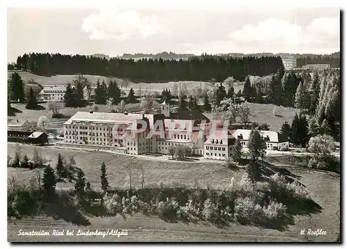 Moderne Karte Sanatocium Ried bei Lindenberg Allgau