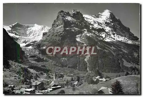 Cartes postales moderne Grindelwald Flescherhorner Hornli u Eiger