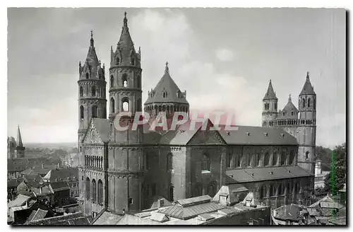 Cartes postales moderne Worms am Rhein Dom Nordseite