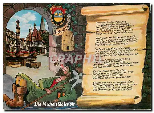 Cartes postales moderne Die Michelstadter Bie
