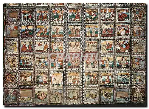 Cartes postales moderne Zillis GR Kirche St Martin alteste romanische Kirchendecke