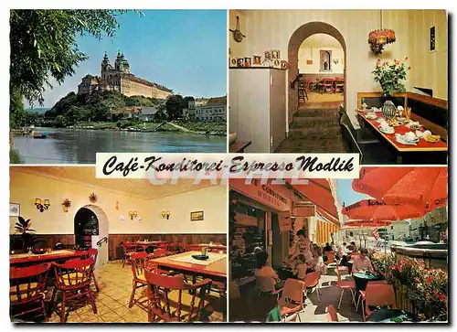 Cartes postales moderne Cafe Konditorei Espresso Modlik Rathausplatz