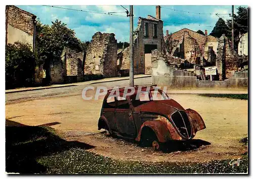 Cartes postales moderne Oradour sur Glane Haute Vienne Les Nazis firent fusiller les hommes