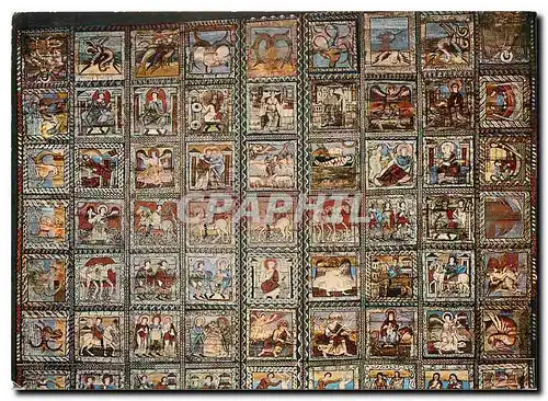 Cartes postales moderne Zillis GR Kirche St Martin alteste romanische Kirchendecke