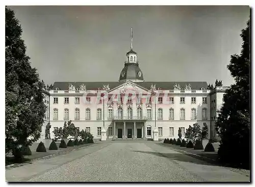 Cartes postales moderne Karlsruhe Schloss Badisches Landesmuseum Mittelbaum