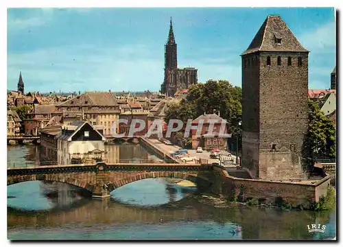 Moderne Karte Strasbourg Bas Rhin Tour du XIVe siecle et la Cathedrale