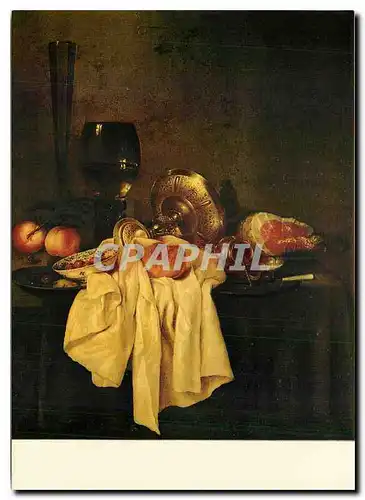 Cartes postales moderne Willem Claesz Heda Fruhstuck mit Schinken und Wein Aus der Sammlung des Fursten von Liechtenstei