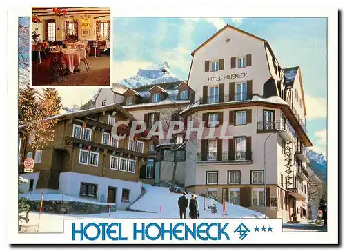 Moderne Karte Hotel Hoheneck Engelberg Zentralschweiz
