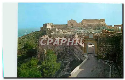 Cartes postales moderne Sagunto Valencia Chateau vue partielle