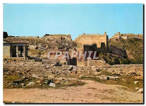 Cartes postales moderne Sagunto Valencia Chateau Vue partielle