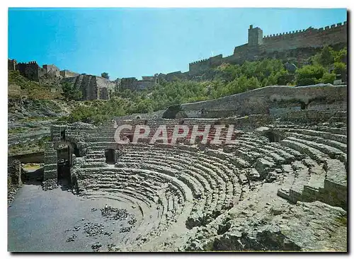 Moderne Karte Sagunto Valencia Theatre Romain et Chateau