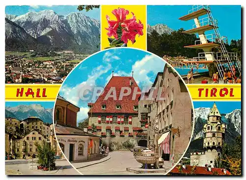 Cartes postales moderne Hall Tirol Piscine