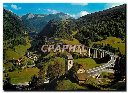 Cartes postales moderne Brennen Autobahn bei Greis am Brenner Tirol