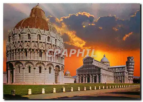 Cartes postales moderne Pisa La Cathedrale Lumieres et couleurs