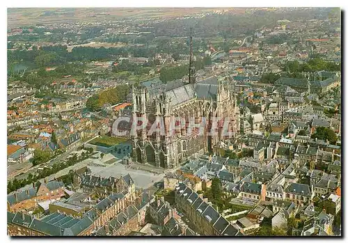 Cartes postales moderne Amiens Somme La Cathedrale Vue aerienne