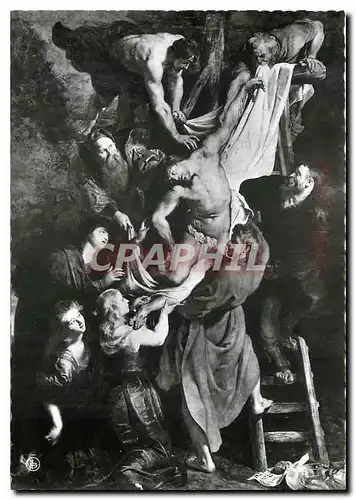 Cartes postales moderne Antwerpen Kathedraal Descente de Croix