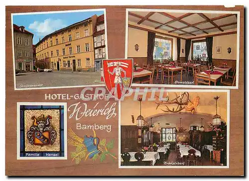 Cartes postales moderne Hotel Gasthor Weierich Bamberg