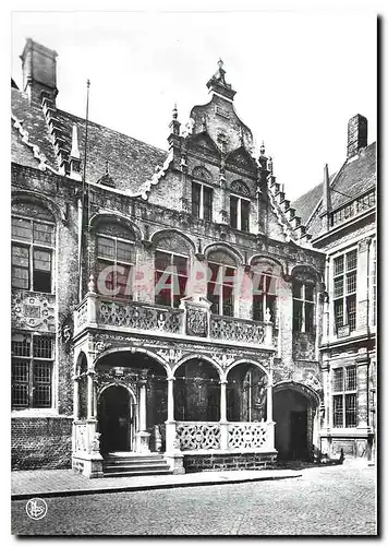 Moderne Karte Veurne Stadhuis Furnes Hotel de Ville