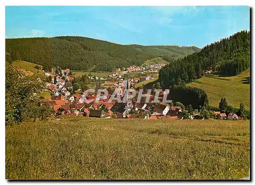 Moderne Karte Vohrenbach Schwarzwald Hohenluftkurort