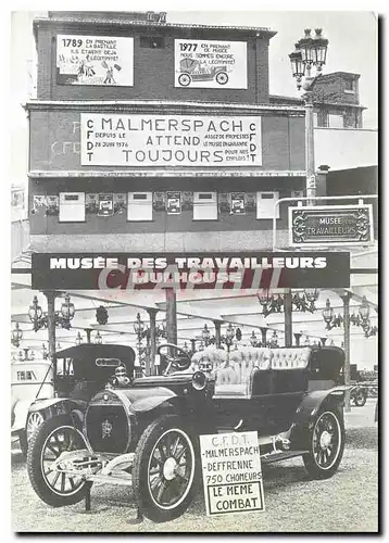 Moderne Karte Musee des Travailleurs Mulhouse