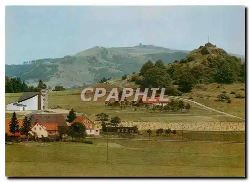 Moderne Karte Wachtkuppel Lausbub der Rhon mit Pferdskopf und Wasserkuppe