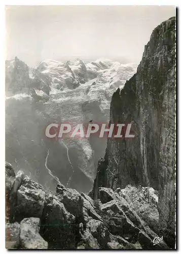 Cartes postales moderne Chamonix Mont Blanc La Tete du Brevent et le Mont Blanc