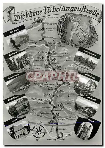 Cartes postales moderne Dieschone Nibelungenstrasse