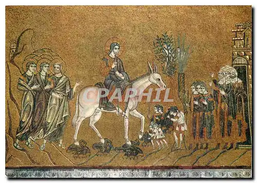 Cartes postales moderne Venezia Basilica di S Marco L'entree a Jerusalem Mosaique de la voute de la partie