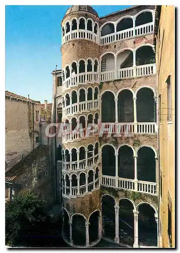 Cartes postales moderne Venezia Escalier Minelli dit du Bovolo