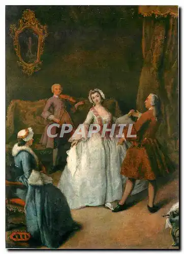 Moderne Karte Pietro Longhi Venezia Gallerie dell Academia