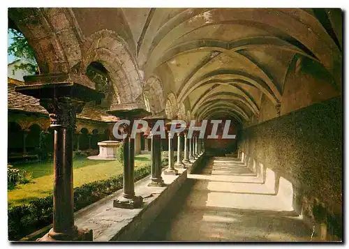 Cartes postales moderne Aosta Cloitre et Eglise Collegiale de St Ours