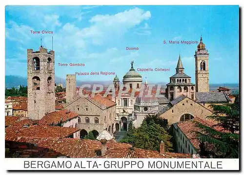Cartes postales moderne Bergamo Alta Gruppo Monumentale