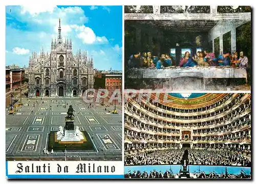 Cartes postales moderne Saluti da Milano