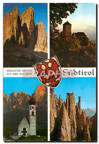 Cartes postales moderne Herzliche Grusse aus dem Schonen Sudtirol