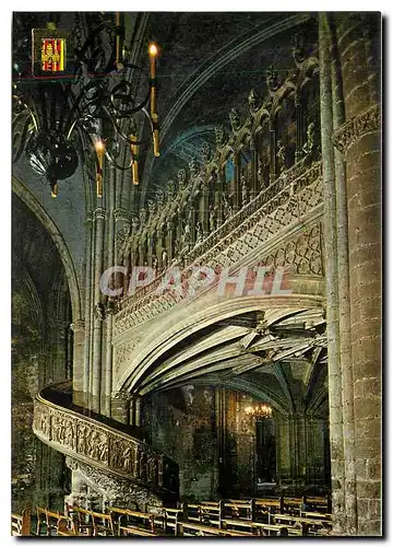 Moderne Karte Morella Castallon Escalier et Choeur de l'Eglise archipetral