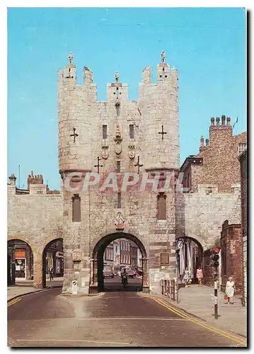 Cartes postales moderne Micklegate Bar York Here on this Norman gateway to the South were once displayed the heads of tr