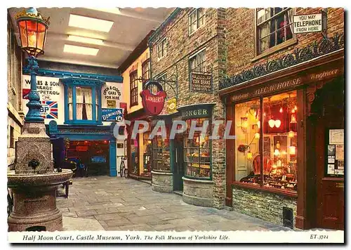 Cartes postales moderne Half Moon Court Castle Museum York The Folk Museum of Yorkshire Life