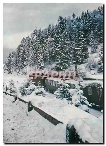 Cartes postales moderne Winterreisen Winterfreuden mit der Bahn