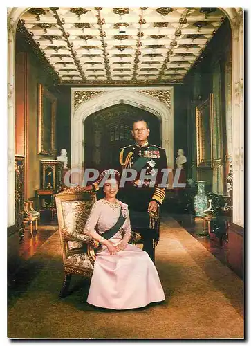 Cartes postales moderne HM the Queen and HRH The Duke of Edinburgh