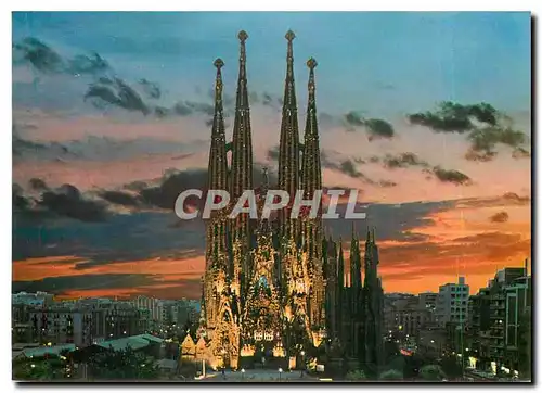 Cartes postales moderne Barcelona La Sagrada Familia