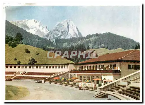 Cartes postales moderne Hotel Cafe Restaurant im Skisladton Garmisch Partenkirchen